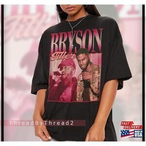 Classics Bryson Tiller Rap Hip Hop Tshirt Unisex 90S Style Retro Shirt Classic